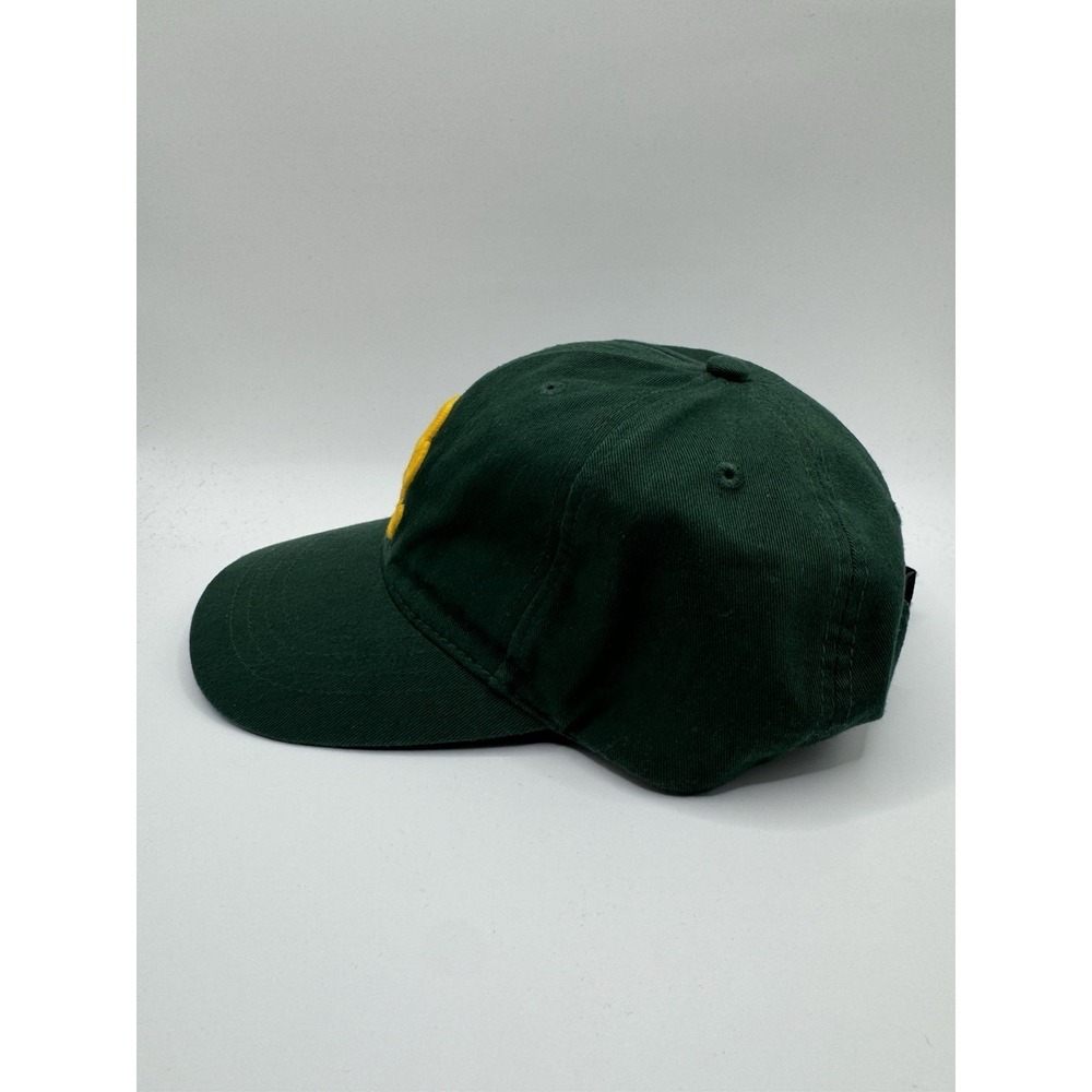VTG Polo Ralph Lauren Hat PRL Monogram Green Yellow Strapback NWT - Picture 2 of 7